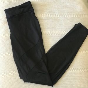 Forever 21 black sheer workout leggings